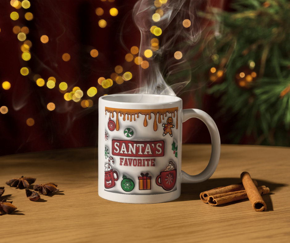 15oz Santa Mug